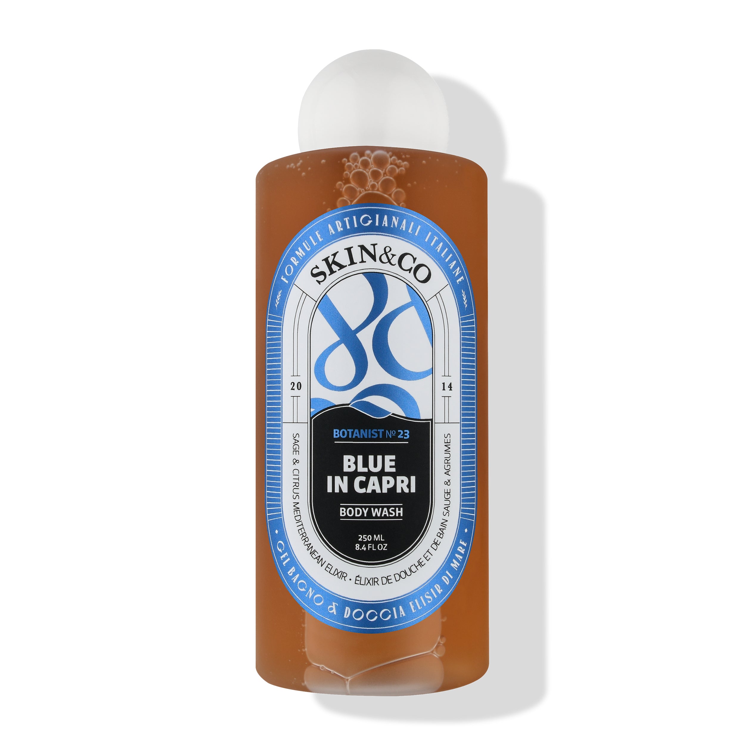 Blue in Capri Wash Sample