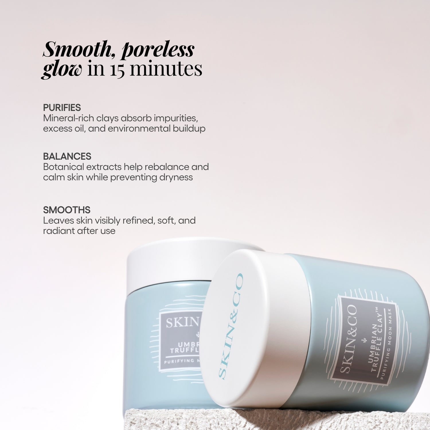 Umbrian Clay Moon Mask with Truffle | Organic Extracts