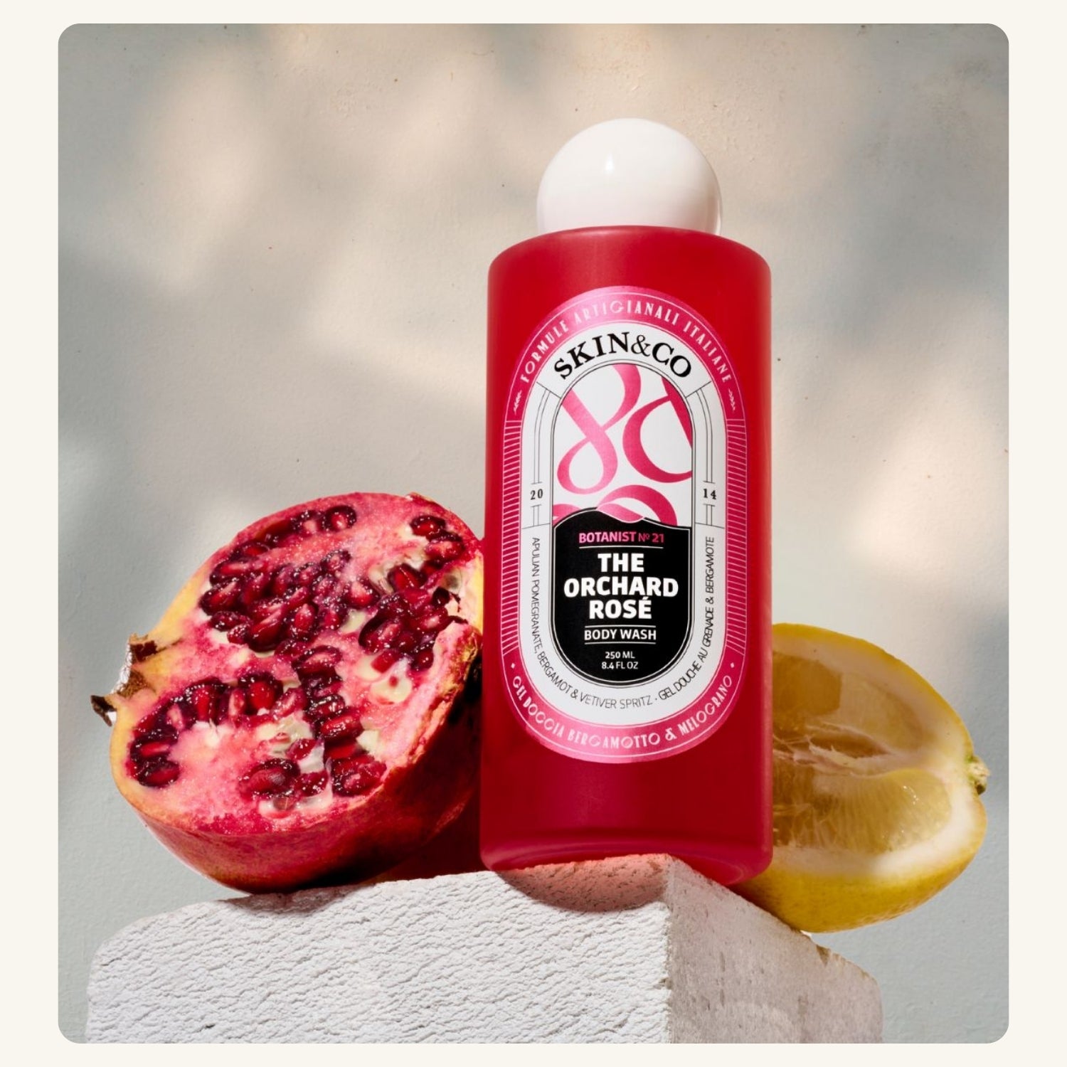 The Orchard Rosé Body Wash | Floral-Fruity Body Cleanser with Rose