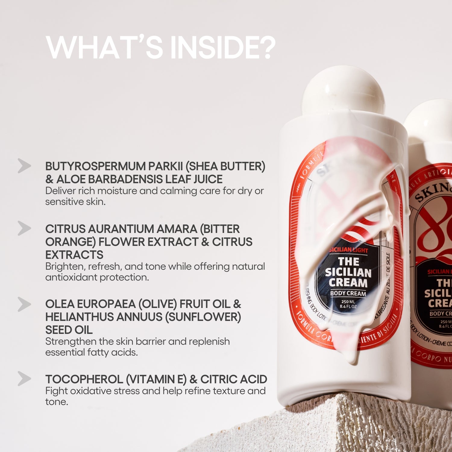 The Sicilian Cream Body Cream | Citrus-Infused Body Moisturizer