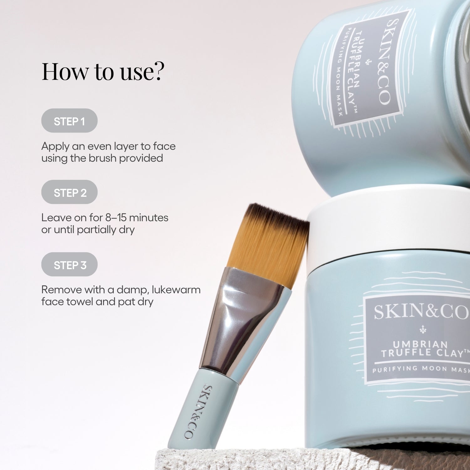 Umbrian Clay Moon Mask with Truffle | Organic Extracts