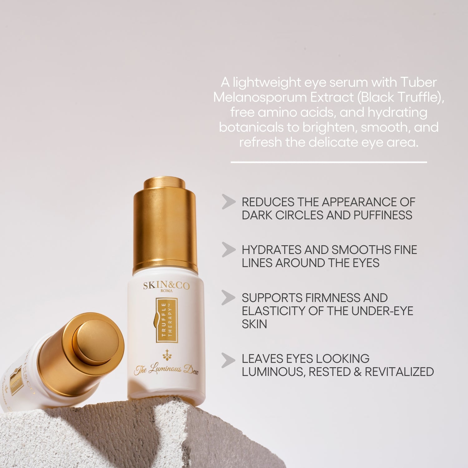 Truffle Therapy Luminous Dew Eye Serum | Brightening & Smoothing