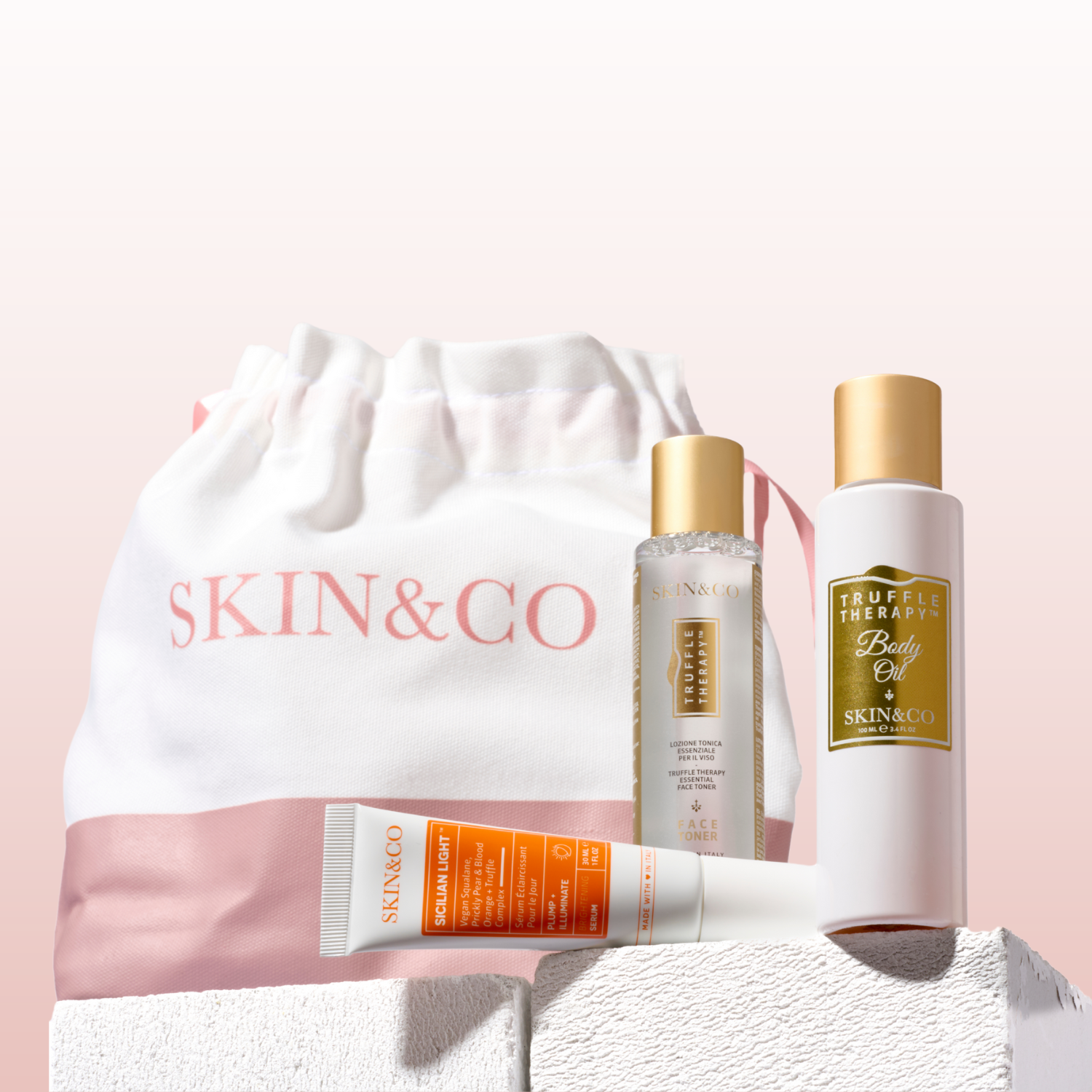 The Circle of Glow Beauty Bag