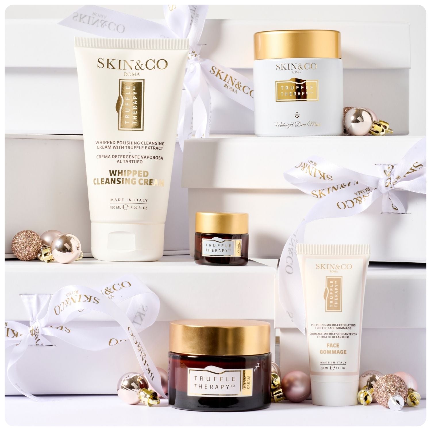 The Glow Dream_Set Skincare_Kit_Gift Set_Face Gommage_ Midnight Dew Mask_Whipped Cleansing Cream_Dream Cream_Day Cream